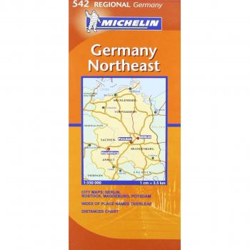 Mapa Regional del Noreste de Alemania - Michelin