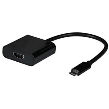 Adaptador USB-C a HDMI 4K 60Hz, 0.15 m, Negro