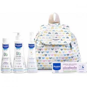 Mustela Mochila Little Moments Arcoíris con Productos de Cuidado Infantil