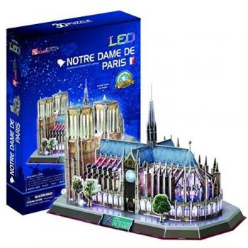 3D LED Puzzle Notre Dame Cathedral - 149 Pieces