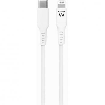Cable USB Tipo C a Lightning 2M Blanco Ewent