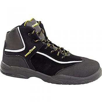Bota de Seguridad Unisex S3 SRC Goodyear G1388602C Nobuk Negro Talla 37