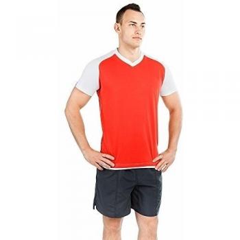 Promo – Camiseta, color rojo/blanco, Small