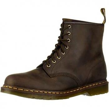 Dr. Martens Women's 1460 Crazy Horse Leather Boots - Dark Brown, Size 38