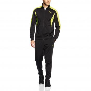 Puma – Chándal para hombre Active Better Camiseta Suit cl, Black de Safety Yellow, L, 838596 01
