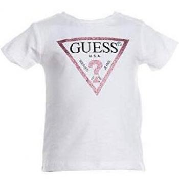 Guess T Shirt Manica Corta Bambina Bianca