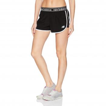 New Balance 2,5 Accelerate Short, Mujer, Black, L