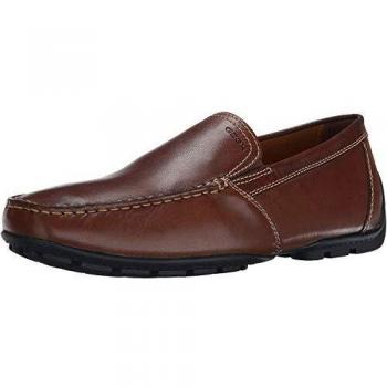 Geox Moner Smooth Leather Moccasins for Men
