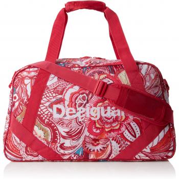 Desigual BOLS_L BAG P, Bolsa de Medio Lado para Mujer, Rojo