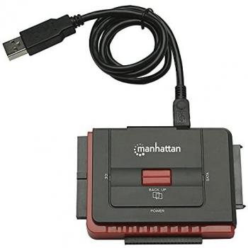 Adaptador USB 2.0 a HDD IDE40/SATA Manhattan 179195
