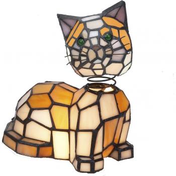 Lámpara de mesa Viro Iluminación Marrón 60 W 13 x 22 x 20 cm Gato