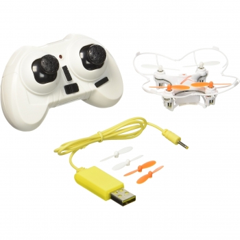 Drone Discovery Air Raiders de 4 Canales con Hélices Protegidas, Color Verde - Control Radiofrecuencia 2.4 GHz