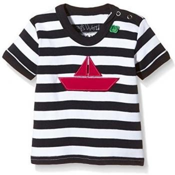 Fred's World by Green Cotton Boat stripe s/sl T boy baby-Camiseta Bebé-Niñas    Blau
