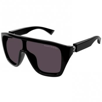 Alexander McQueen Black/Grey Sunglasses for Men, Size: ONE SIZE