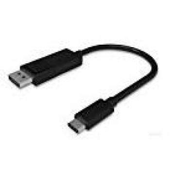 Microconnect 1.0m USB C a DisplayPort Adaptador Gráfico Cable Macho a Macho Negro