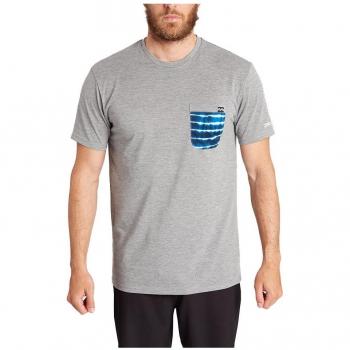 2017 Billabong Team Pocket Short Sleeve Surf Tee GREY HEATHER C4EQ01 Sizes- - ExtraLarge