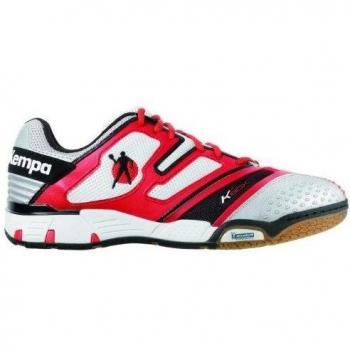 Kempa Status 200843601 - Zapatillas de balonmano para hombre, color rojo, talla 44.5