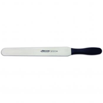 Espátula Profesional Arcos Colour con Hoja de Acero Inoxidable Nitrum de 30 cm y Mango Ergonómico en Polipropileno Negro - Modelo 299225