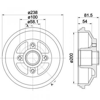 TMD Friction Services 94043000 tambor de freno