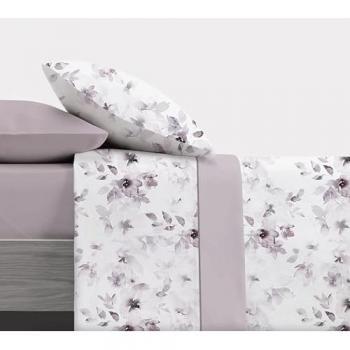 Juego de Sábanas Extrasuave 4 Piezas Flam Rosa 200x190 cm - Ideal para Primavera y Verano - Algodón/Poliéster - Incluye Bajera, Sábana Encimera y Fundas