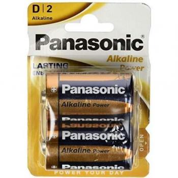 Panasonic Power LR20/D - Lote de 5 blísteres de 2 pilas alcalinas