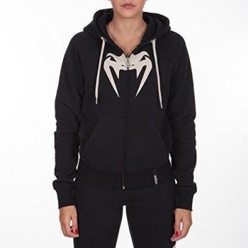 Venum sudadera con capucha para mujer-camiseta aaals Negro Schwarz/Weiss Logo Talla:medium