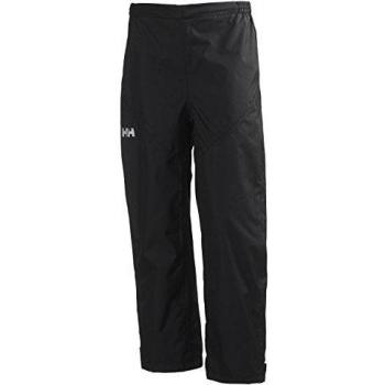 Helly Hansen Jr HH Rain - Pantalones para niños, color negro, talla 14