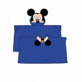 Manta Coralina con Capucha Mickey 80x120cm