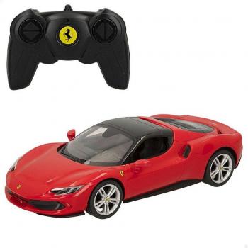 Coche Teledirigido Ferrari 296 GTS Escala 1:16 con Licencia Oficial, Color Rojo y Mando a Distancia de 2,4 GHz