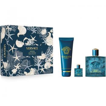 Versace Eros Men's Gift Set: 3-Piece EDT & Shower Gel Collection