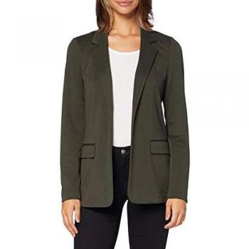 Vero Moda VMJILLNINA L/S Blazer TLR RPT, Verde Oscuro, 44 para Mujer