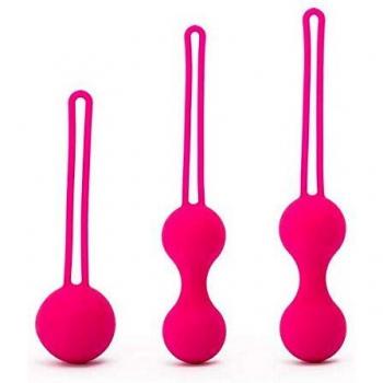 Kit de Bolas Chinas Ada Trio para entrenar el suelo pélvico que incluye varios pesos para aprender desde cero a hacer los ejercicios Kegel de Platanomelón