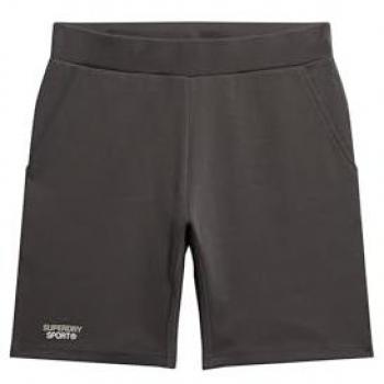 Pantalón corto deportivo Superdry Sport Tech con logotipo para hombre en color gris oscuro