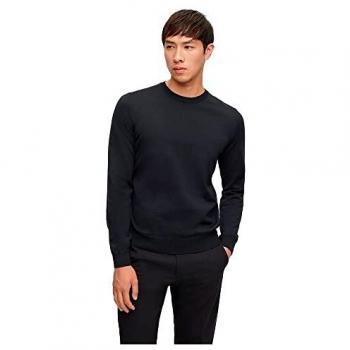 Hugo Boss Botto Crew Neck Wool Sweater - Black - XXL