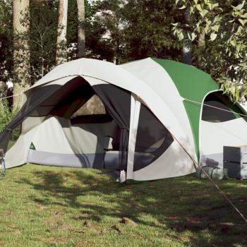 Tienda de campaña familiar impermeable para 6 personas color gris y naranja, azul, verde y más
