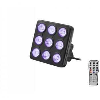 Eurolite LED Party Panel 9x 4W QCL LED 15 RGB+UV para uso festivo