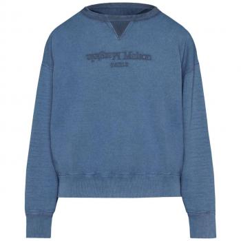 Maison Margiela Men's Reverse Logo Sweatshirt in Blue | Size Small