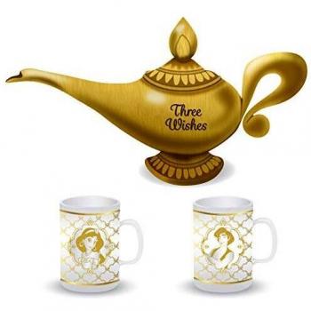 Half Moon Bay TEAPDC01 Tetera 3D Disney Aladdin Lamp, Vidrio, Multicolor