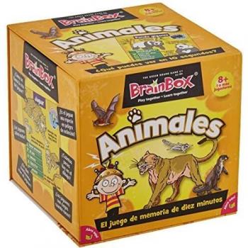 Brain Box Juego de Memoria Animales, Multicolor
