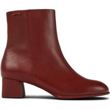 Camper Katie Women's Burgundy Smooth Leather Ankle Boots