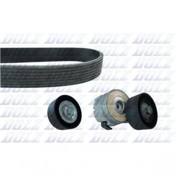 Kit de poleas con correa de distribución DOLZ SKD199A