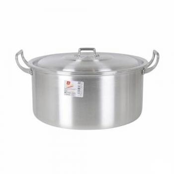Cacerola de Aluminio con Tapa 41 x 33 x 19 cm (Pack de 3 Unidades)