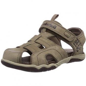 Timberland Active Casual Sandal FTK_EK Oak Bluffs Leather Fisherman - Sandalias de vestir de cuero para niño beige Beige