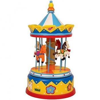 small foot company Reloj de Música Tiovivo Caballo