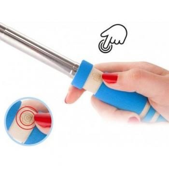 Palo selfie extensible con mango de espuma en varios colores Azul