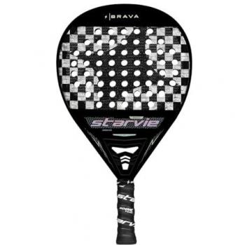 StarVie Brava Soft 2025 Pala de pádel, forma lágrima, balance medio alto, mezcla de carbono y fibra de vidrio