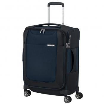 Samsonite D'Lite Midnight Blue Expandable 55cm Spinner Trolley with TSA Lock