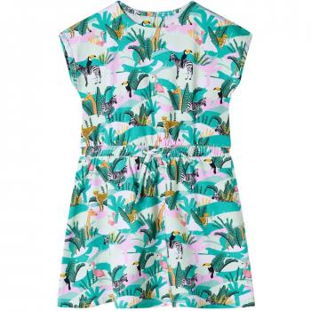 Vestido infantil verde menta claro 140