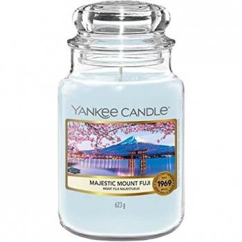 Yankee Candle Scented Candle | Majestic Mount Fuji Large Jar Candle | Sakura Blossom Festival Collection | Burn Time: Up to 150 Hours | Great for Mother's Day Gifting