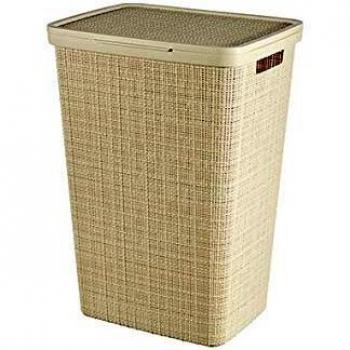Cesto para Ropa Jute Imitación Plástico Beige 58L Curver